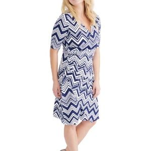 Ruby Ribbon Zig Zag Dress